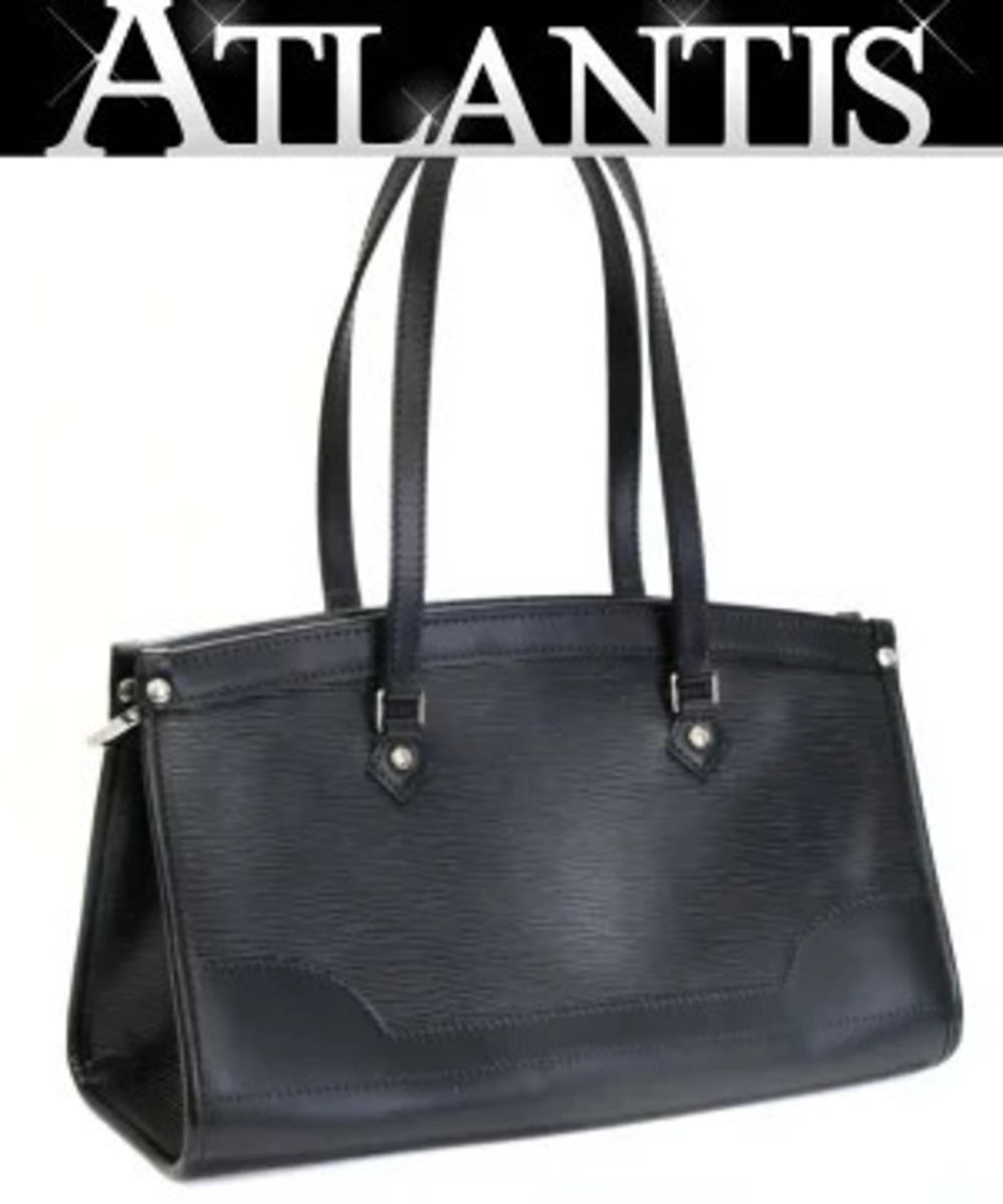 Louis Vuitton Madeleine shoulder bag Epi leather black